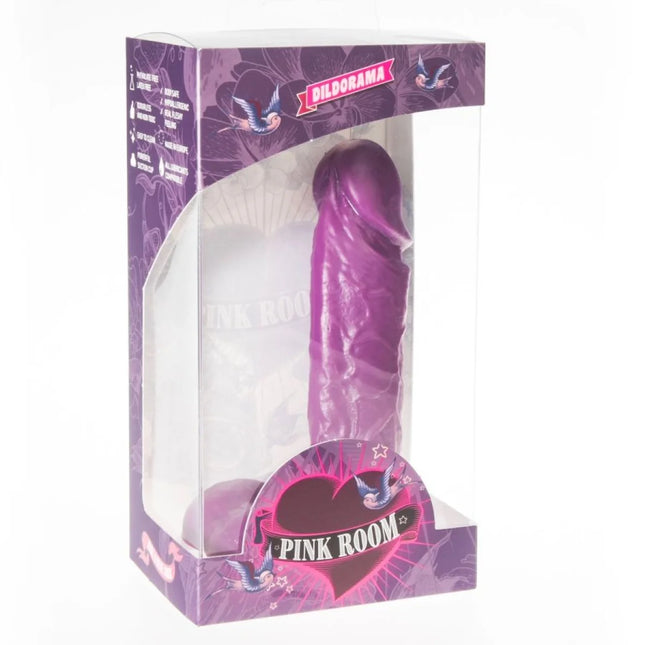 PINK ROOM - AMADEO REALISTISCHER DILDO LILA 15,5 CM - Dildo mit Saugnapf