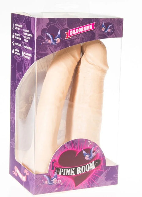 PINK ROOM - ARTHUS REALISTISCHER DOPPELDILDO FLEISCH 17CM/15,5CM - Doppeldildo