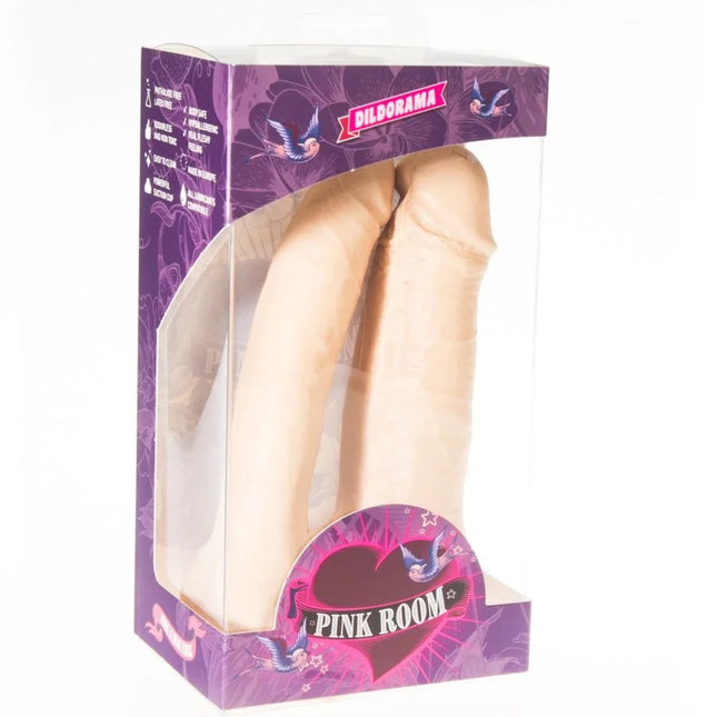 PINK ROOM - ARTHUS REALISTISCHER DOPPELDILDO FLEISCH 17CM/15,5CM - Doppeldildo