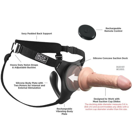 PIPEDREAMS - BODY DOCK G-SPOT PRO-GURT - Vibrationsgurte