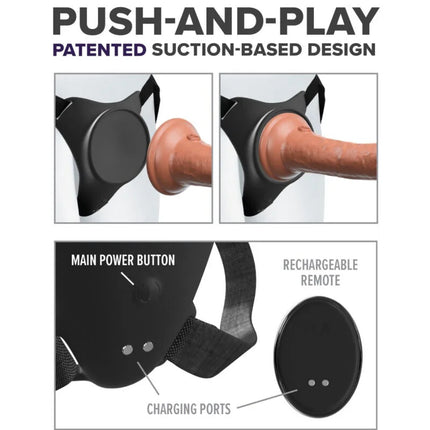 PIPEDREAMS - BODY DOCK G-SPOT PRO-GURT - Vibrationsgurte
