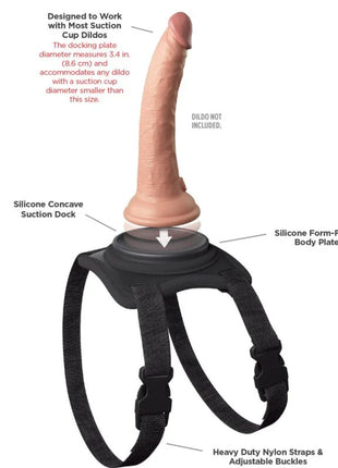 PIPEDREAMS - BODY DOCK LAP STRAP-GURT - Strapon Gurte