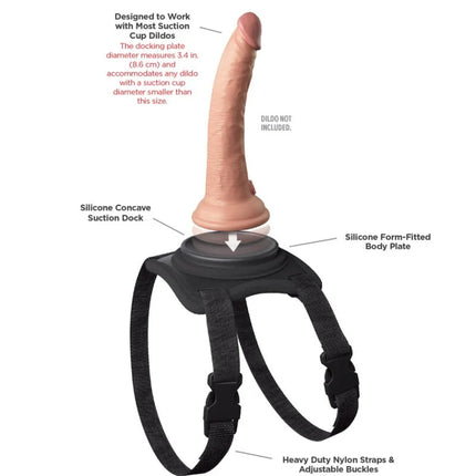 PIPEDREAMS - BODY DOCK LAP STRAP-GURT - Strapon Gurte