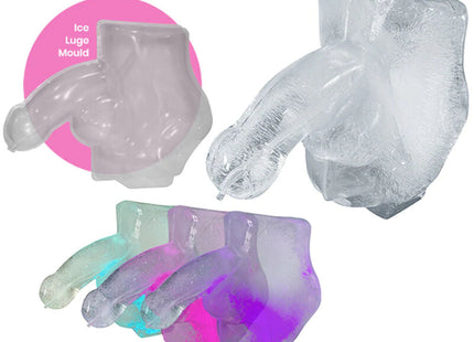 Klar durchsichtige handförmige spiel wiv me riesiges penis eislüfter form aus kunststoff