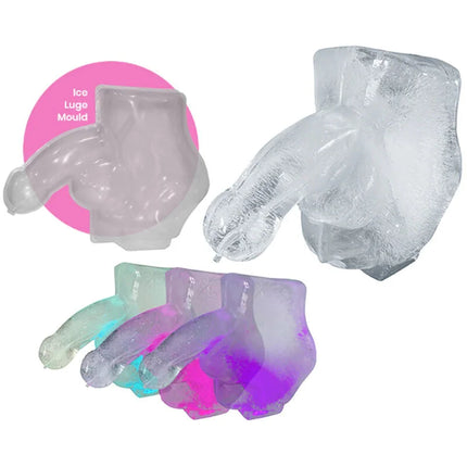 Klar durchsichtige handförmige spiel wiv me riesiges penis eislüfter form aus kunststoff