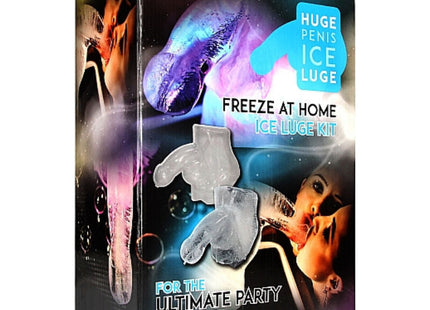 Spiel wiv me huge penis eis luge form mit durchscheinendem blau und lila für partygebrauch