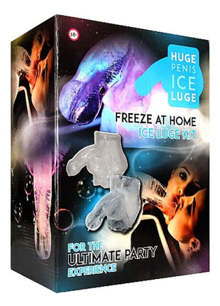 Spiel wiv me huge penis eis luge form mit durchscheinendem blau und lila für partygebrauch