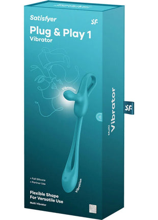 Plug & Play 1 – Flexibler Multivibrator mit Analplug & Auflegevibrator - Anal-Vaginalvibratoren
