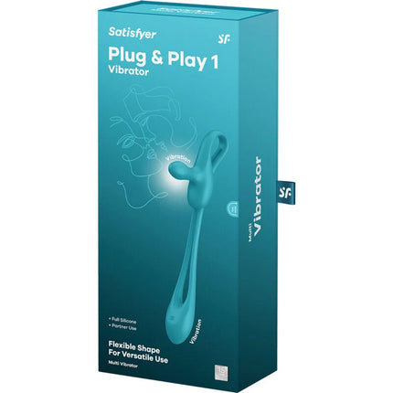 Plug & Play 1 – Flexibler Multivibrator mit Analplug & Auflegevibrator - Anal-Vaginalvibratoren