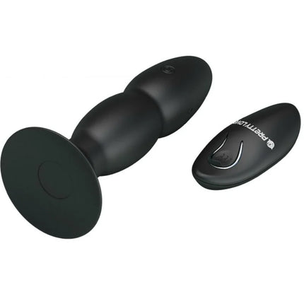 PLUG VIBRATOR UND ROTATION - MIT FERNBEDIENUNG - Analplug
