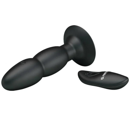 PLUG VIBRATOR UND ROTATION - MIT FERNBEDIENUNG - Analplug