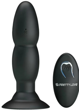 PLUG VIBRATOR UND ROTATION - MIT FERNBEDIENUNG - Analplug