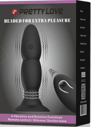 PLUG VIBRATOR UND ROTATION - MIT FERNBEDIENUNG - Analplug