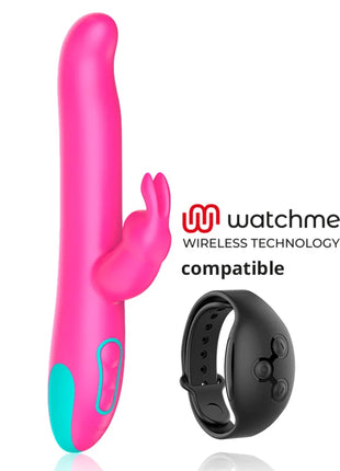 Pluto Pleasure: Rabbit-Vibrator in Pink - Vibrierende Rotatoren