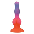 Power monsters hercules fantasy hochwertigem silikon analplug mit gradient von lila zu pink und orange 21,5 cm lang
