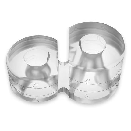Klare transparente acryl doppelseitige penisring mit modernem design powering pr09 robust und flexibel