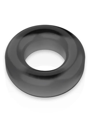 Schwarzer, glänzender gummiring powering super flexibler und widerstandsfähiger peniskring 3,8 cm mit glatter, runder form