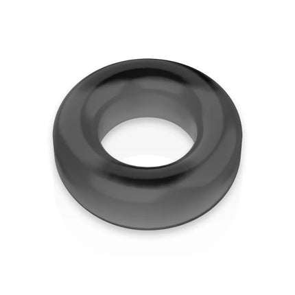 Schwarzer, glänzender gummiring powering super flexibler und widerstandsfähiger peniskring 3,8 cm mit glatter, runder form
