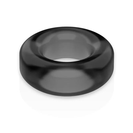 Schwarzer, transparenter silikon-penisring powering super flexibel mit glatter, glänzender oberfläche 3,8 cm