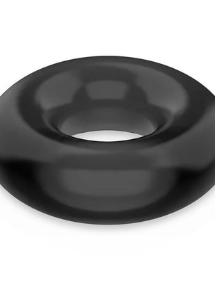 Schwarzer, glänzender silikon penisring powering super flexibel und widerstandsfähig 4,5 cm sichtbar