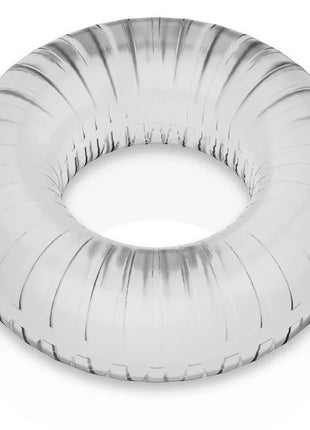 Klarer, gerippter, aufblasbarer penisring powering super flexibler und widerstandsfähiger 4,5 cm pr07