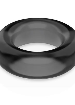 Schwarzer, glänzender silikon penis ring powering super flexibler und widerstandsfähiger 4,8 cm mit glatter, runder form