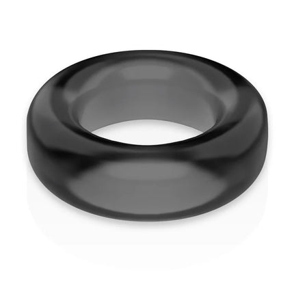 Schwarzer, glänzender silikon penis ring powering super flexibler und widerstandsfähiger 4,8 cm mit glatter, runder form