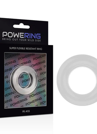 Transparenter, super flexibler und widerstandsfähiger penisring 4,8 cm von powering aus hochwertigem material