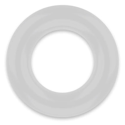 Weißer runder gummidichtring für powering super flexibler und widerstandsfähiger penisring 5,5 cm klar