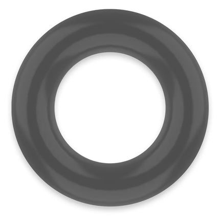Schwarzer gummiring powering super flexibler und widerstandsfähiger penisring 5,5 cm aus robustem material