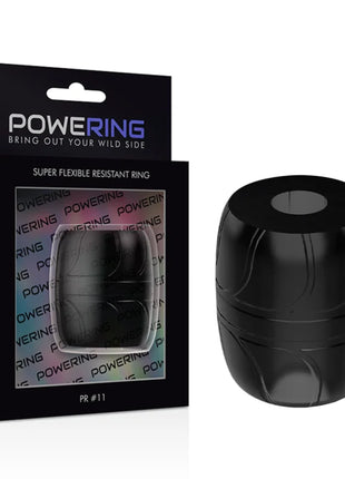 POWERING - SUPER FLEXIBLER UND WIDERSTANDSFÄHIGER PENISRING 5 CM PR11 SCHWARZ - Penisring ohne Vibration