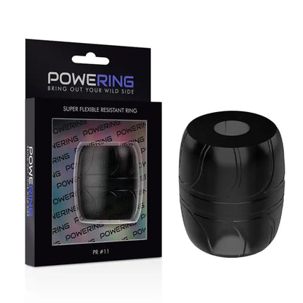 POWERING - SUPER FLEXIBLER UND WIDERSTANDSFÄHIGER PENISRING 5 CM PR11 SCHWARZ - Penisring ohne Vibration