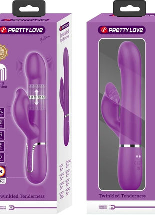 PRETTY LOVE - 4 IN 1 MULTIFUNKTIONSVIBRATOR & STIMULATOR LILA