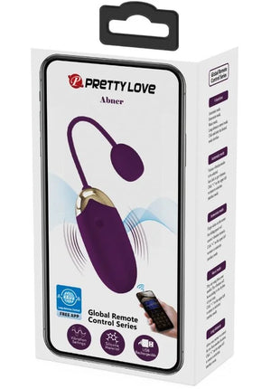 PRETTY LOVE - ABNER APP LILA - Vibrierendes Ei