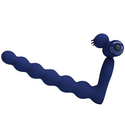 PRETTY LOVE - AJMAL VIBRATIONSRING MIT STECKER BLAU - Analplug