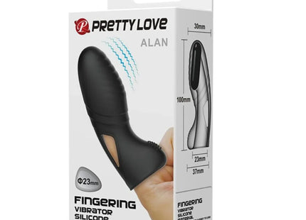 PRETTY LOVE - ALAN SILIKON-FINGERVIBRATOR SCHWARZ