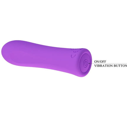 Pretty love alfreda super power vibrator aqua lila aus lila silikon mit ergonomischem design und integriertem an aus schalter