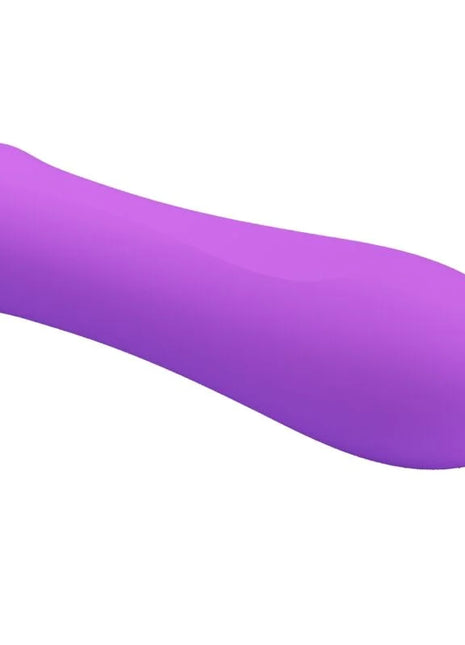 Lila silikon vibrator mit glatten, abgerundeten konturen von pretty love alfreda super power vibrator