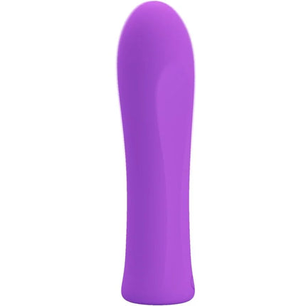 Purple silikon vibrator pretty love alfreda super power mit glatten abgerundeten konturen und spitz zulaufendem design