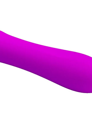Vibrationsstab pretty love alfreda super power vibrator violet aus magentafarbenem silikon mit glatten rundungen