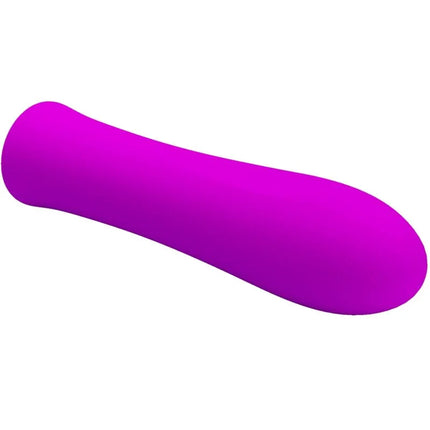 Vibrationsstab pretty love alfreda super power vibrator violet aus magentafarbenem silikon mit glatten rundungen