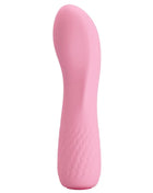 Pink silikon vibrator pretty love alice mit strukturiertem griffmuster für komfortable handhabung