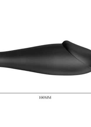 Pretty love anal plug silikon penisform schwarz mit t-förmigem griff 100mm lang 30mm breit aus silikon