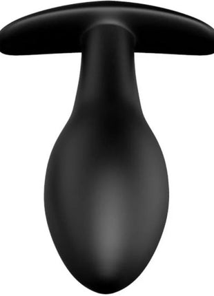 Schwarzer silikon analplug pretty love silikonkanker 8 5 cm mit glattem, rundem körper und flachem t-henkel