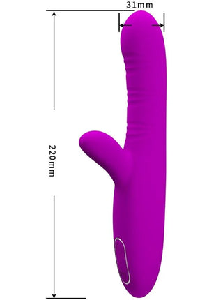 PRETTY LOVE - ANGELIQUE MULTIFUNKTIONSVIBRATOR + KLITORISSTIMULATOR LILA