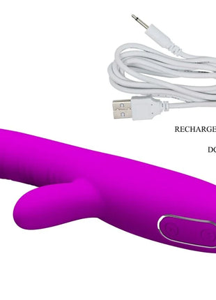 PRETTY LOVE - ANGELIQUE MULTIFUNKTIONSVIBRATOR + KLITORISSTIMULATOR LILA