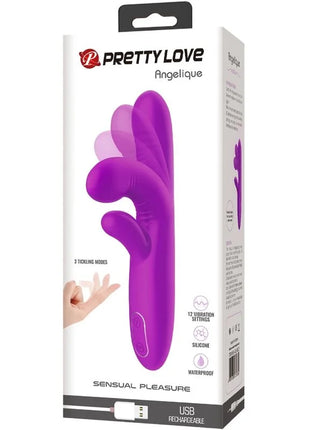 PRETTY LOVE - ANGELIQUE MULTIFUNKTIONSVIBRATOR + KLITORISSTIMULATOR LILA
