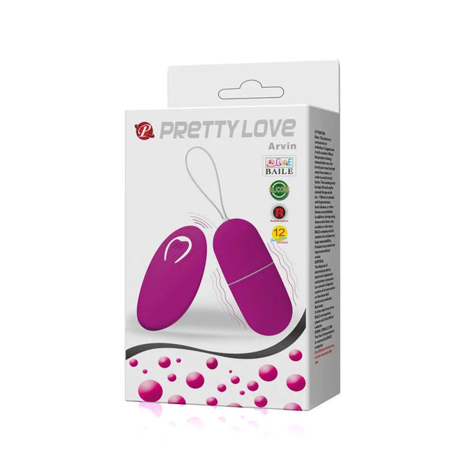 PRETTY LOVE - ARVIN VIBRIERENDES EI FERNBEDIENUNG 12V - Vibrierendes Ei