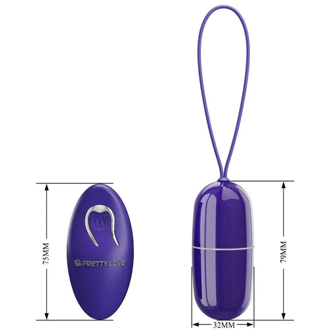 PRETTY LOVE - ARVIN YOUTH VERLETZT EI FERNBEDIENUNG VIOLETT - Vibrierendes Ei