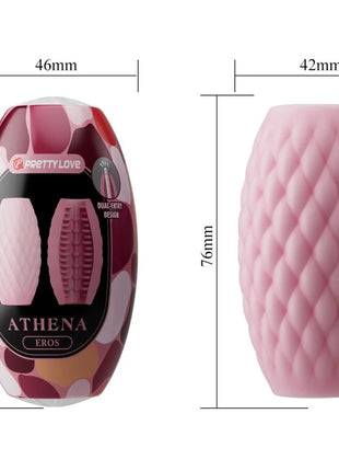 PRETTY LOVE - ATHENA EROS MÄNNLICHER MASTURBATOR AUS SILIKON - ROSA - Ei-Masturbator